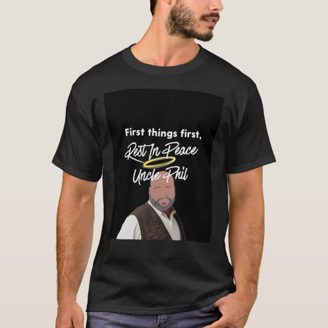 Rest In Peace Uncle Phil Graphic  T-Shirt (Front)