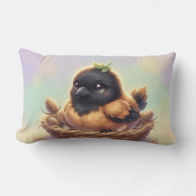 Rest in Soft Light Throw Pillow  (Front)