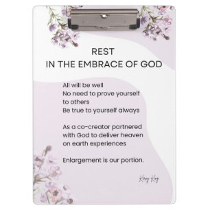 Rest In The Embrace Of God Poem  Clipboard