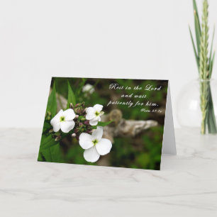 Rest in the Lord - Scripture Card