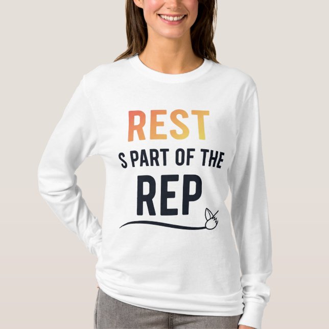 Rest Is Part of the Rep – Fox Tail Edition T-Shirt (Front)