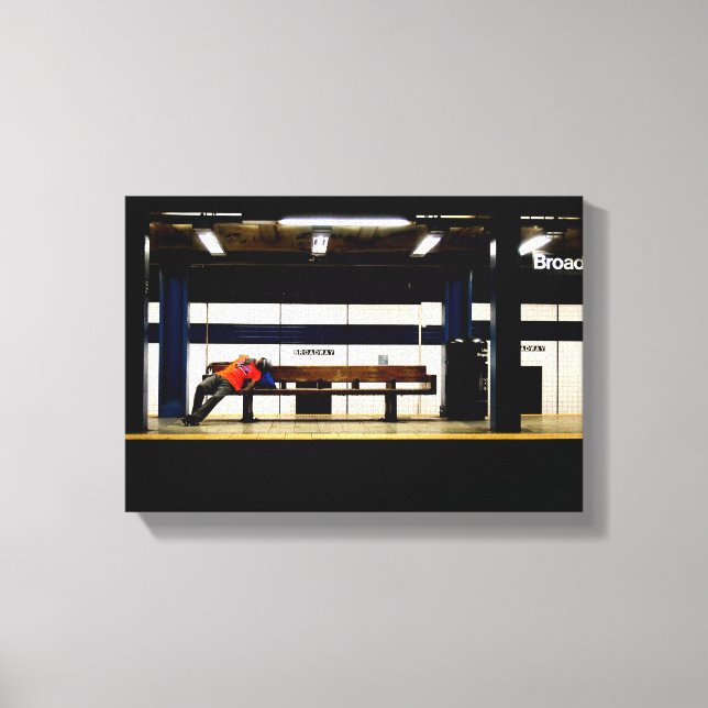 Rest on Broadway Canvas Print (Front)