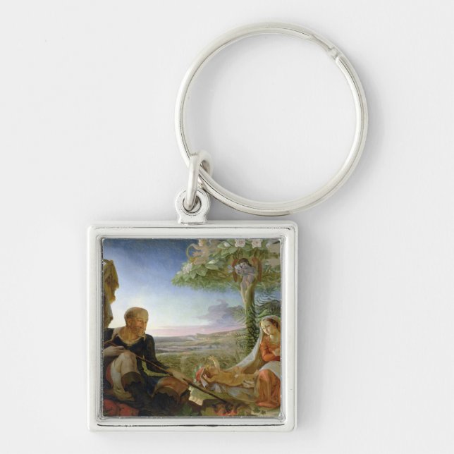 Rest on the Flight into Egypt, 1805-6 Keychain (Front)