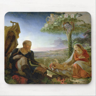 Rest on the Flight into Egypt, 1805-6 Mouse Pad