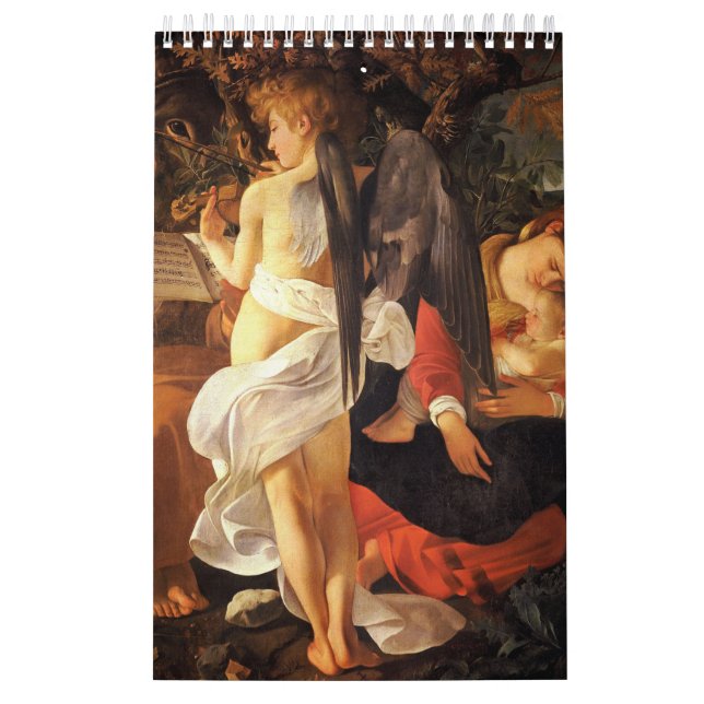 Rest on the Flight into Egypt (Caravaggio) Calendar (Cover)