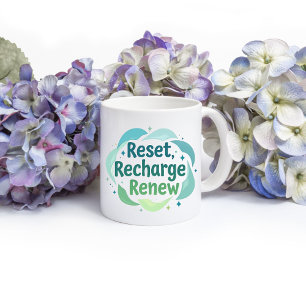 Rest, Recharge, Renew Mug
