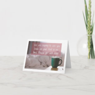 REST RELAX RECOVER-GET WELL SOON CARD