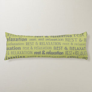 Rest & Relaxation Body Pillow Template № 6