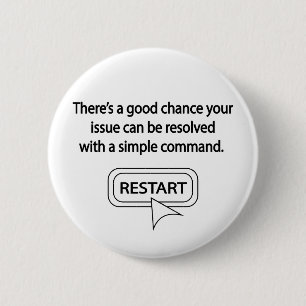 Restart 2 Inch Round Button