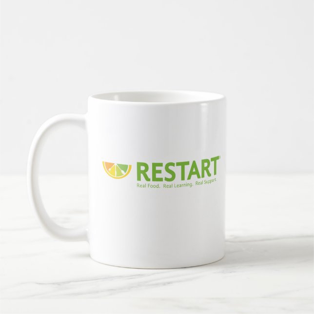 RESTART Logo mug (Left)