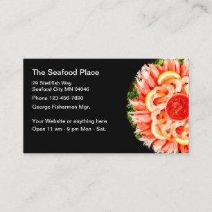 Restaurant à thème de fruits de mer Cartes de vi