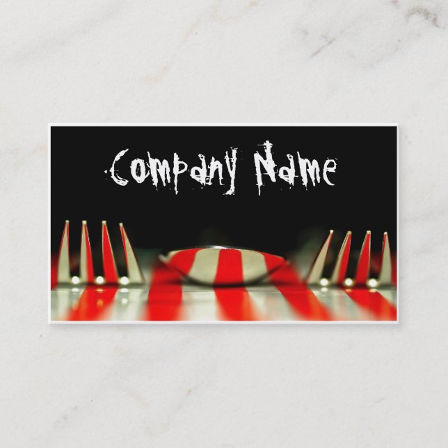 Restaurant Business Card (Front)