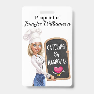 Restaurant - Catering Lanyard Badge