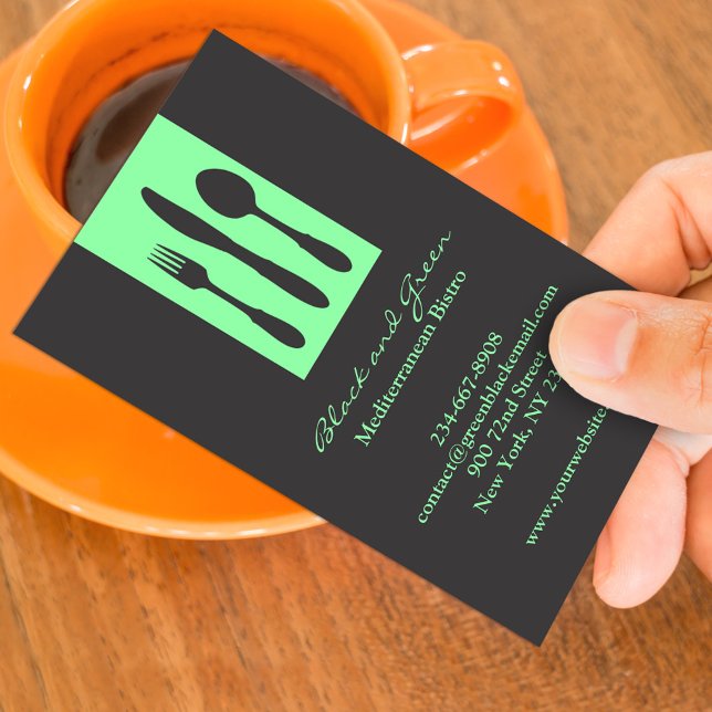 Restaurant Chef Catering Business Card (Creator Uploaded)