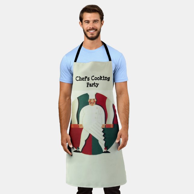 RESTAURANT CHEF'S COOKING PARTY Culinary  Apron (Worn)