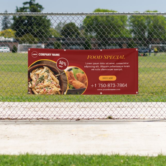 Restaurant Daily Special Outdoor Custom Banner (Insitu)