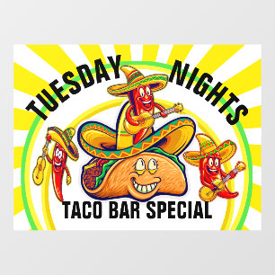 Restaurant Daily Specials  Window Cling