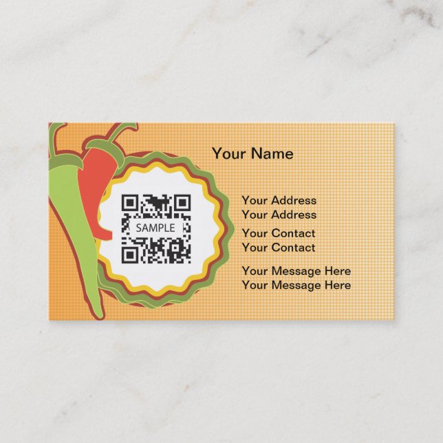 Restaurant de Mexicain de modèle de carte de (Devant)
