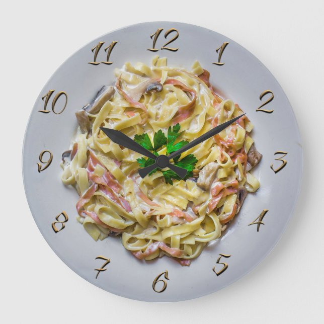 Restaurant (Fettuccine) Large Clock (Front)