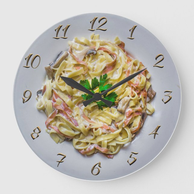 restaurant (fettuccine) large clock (Front)