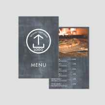 Restaurant Food Menu Price List Rustic Chalkboard