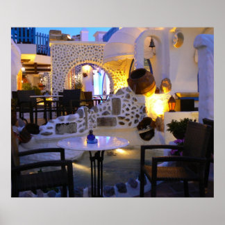 Restaurant Greece Poster