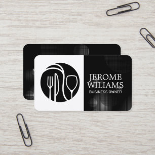 Restaurant Logo   Cocktail Bar Business Card