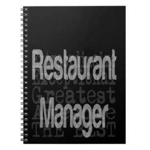 Restaurant Manager Extraordinaire Notebook