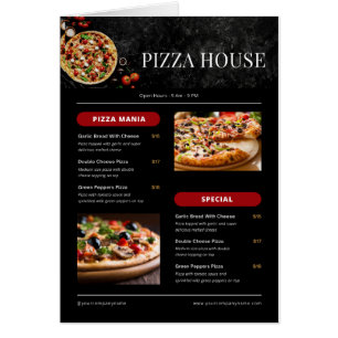 restaurant menu