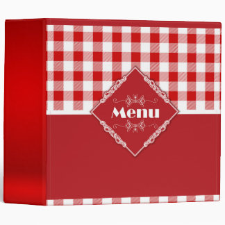 Restaurant Menu Binder