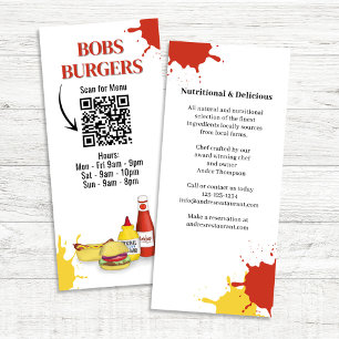 Restaurant Menu QR Code Custom