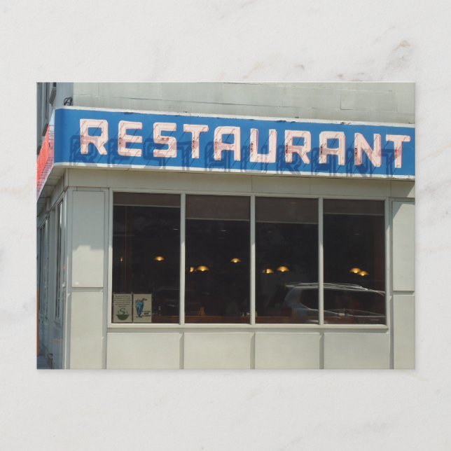 Restaurant, New York City, NY - Manhattan Postcard (Front)