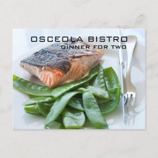 Restaurant Photo Gift Certificate Cards