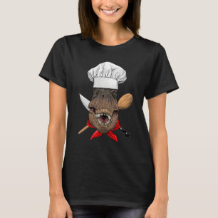 Restaurant Rex Chef Cook Kitchen Cooking Dinosaur T-Shirt