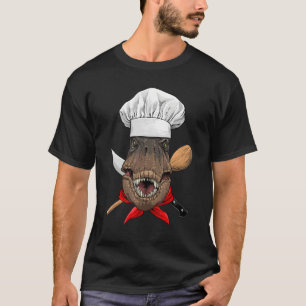 Restaurant Rex Chef Cook Kitchen Cooking  Dinosaur T-Shirt