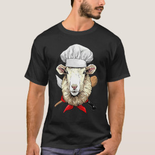 Restaurant Sheep Lamb Chef Cook Kitchen Cooking F T-Shirt
