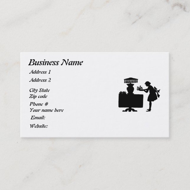 Restaurant Supplies Business Cards (Front)