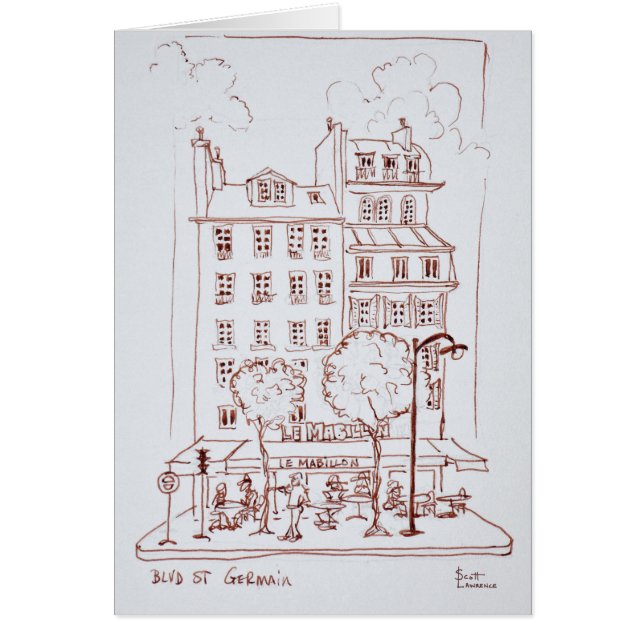 Restaurant sur boulevard| Saint-Germain, Paris (Devant)