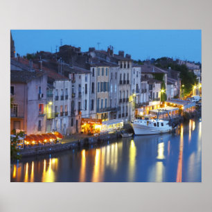 Restaurants along the l'Herault river. L'Herault 2 Poster