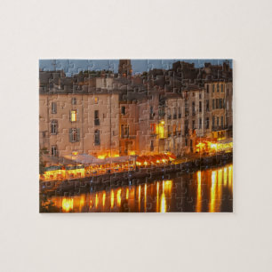 Restaurants along the l'Herault river. L'Herault Jigsaw Puzzle
