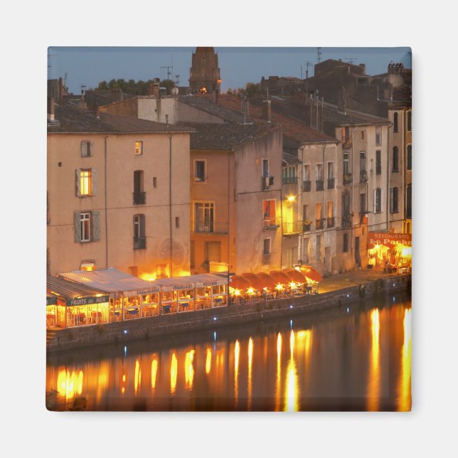 Restaurants along the l'Herault river. L'Herault Magnet (Front)