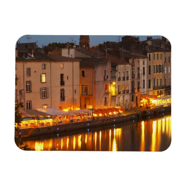 Restaurants along the l'Herault river. L'Herault Magnet (Horizontal)