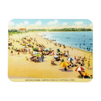 Restauration vintage Connecticut Beach Magnet