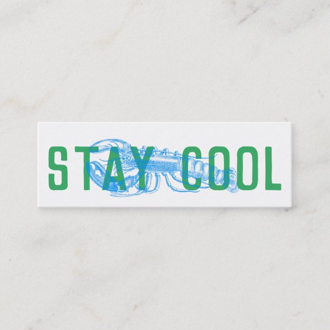 Rester Cool Cartes de livraison (Devant)