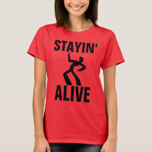 RESTER EN VIE, T-shirts Vintages Funny