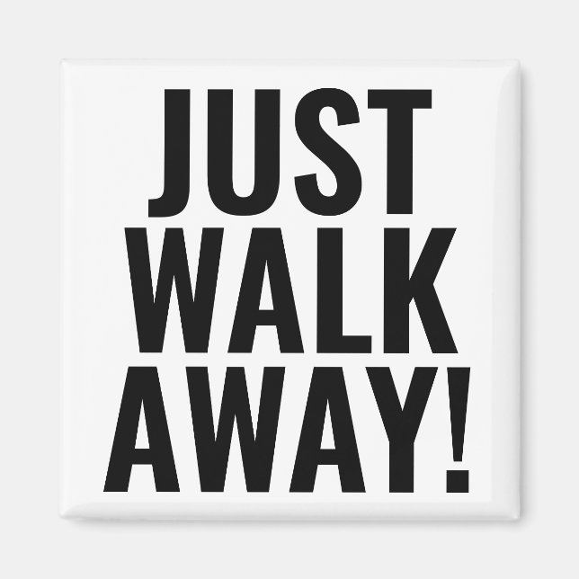 Restez À L'Écart Du Magnet RefrIgerator (Devant)