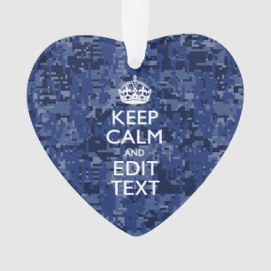 Restez Calme Et Ayez Votre Texte Camo Numérique Ma