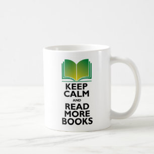 "Restez calme et lisez plus de livres" Mug