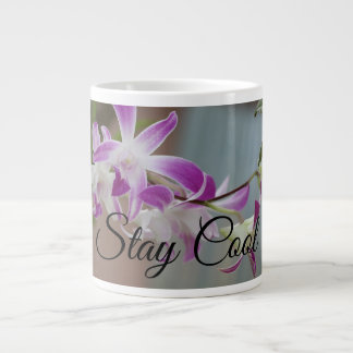 Restez Cool Orchidées Design Mug