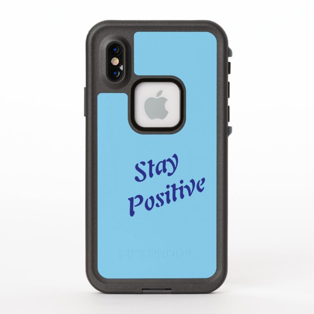 "Restez coque iphone positif" (Dos)